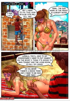 Brazilian Slumdogs 9- Sunbathing on the Roof (3)