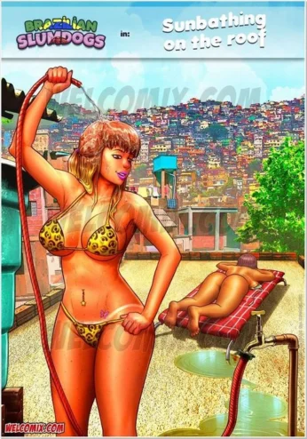 Brazilian Slumdogs 9- Sunbathing on the Roof