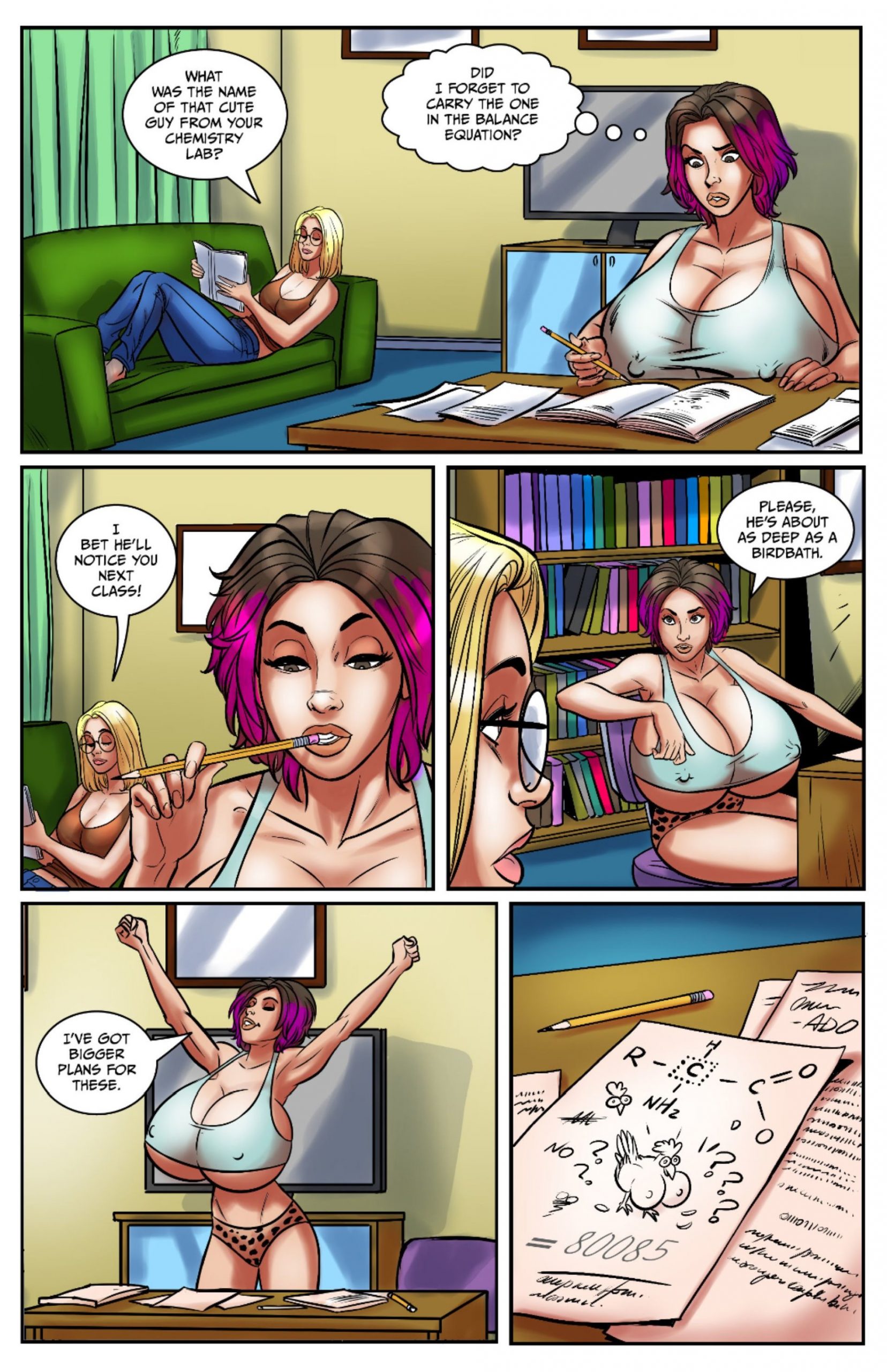 Big breast expansion comics
