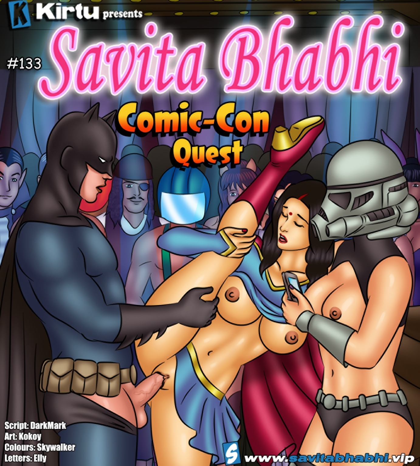 Xxx Sabita Vabi Catun - Savita Bhabhi Ch.133 â€“ Comic-Con Quest - Porn Cartoon Comics