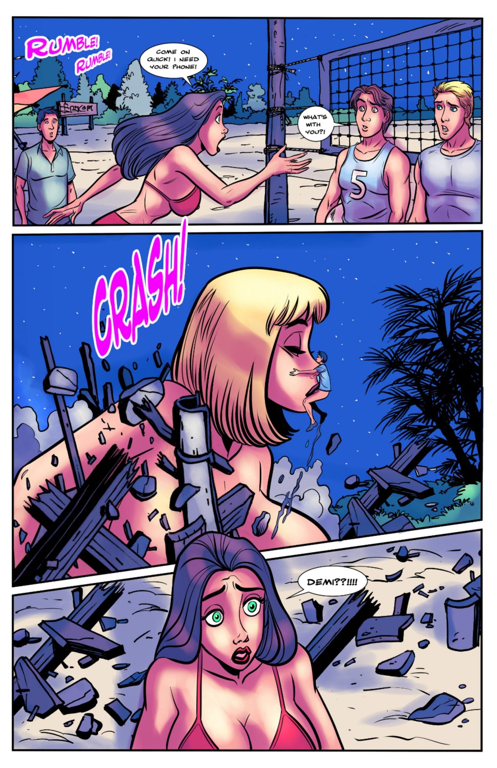 Wish <b>Upon</b> <b>a</b> Star - Spring Breakers - Porn Cartoon Comics.