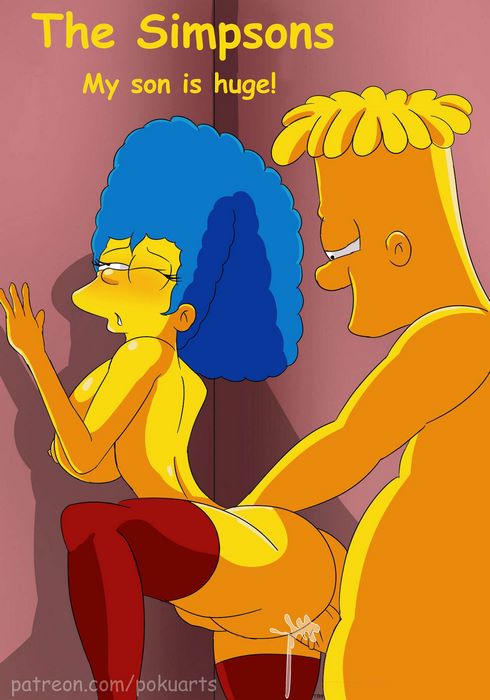 The Simpsons Mom And Son Porn - The Simpsonss- My Son is Huge! - Porn Cartoon Comics