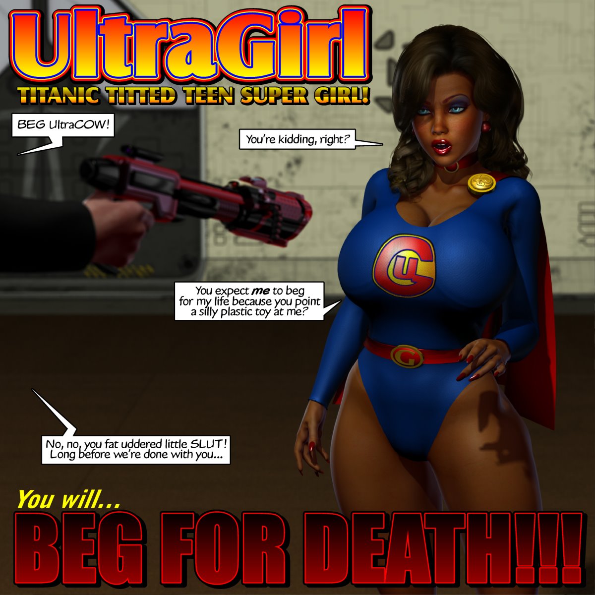 1200px x 1200px - Ultra Girl Beg For Death 27- SuperHeroineCentral - Porn Cartoon Comics