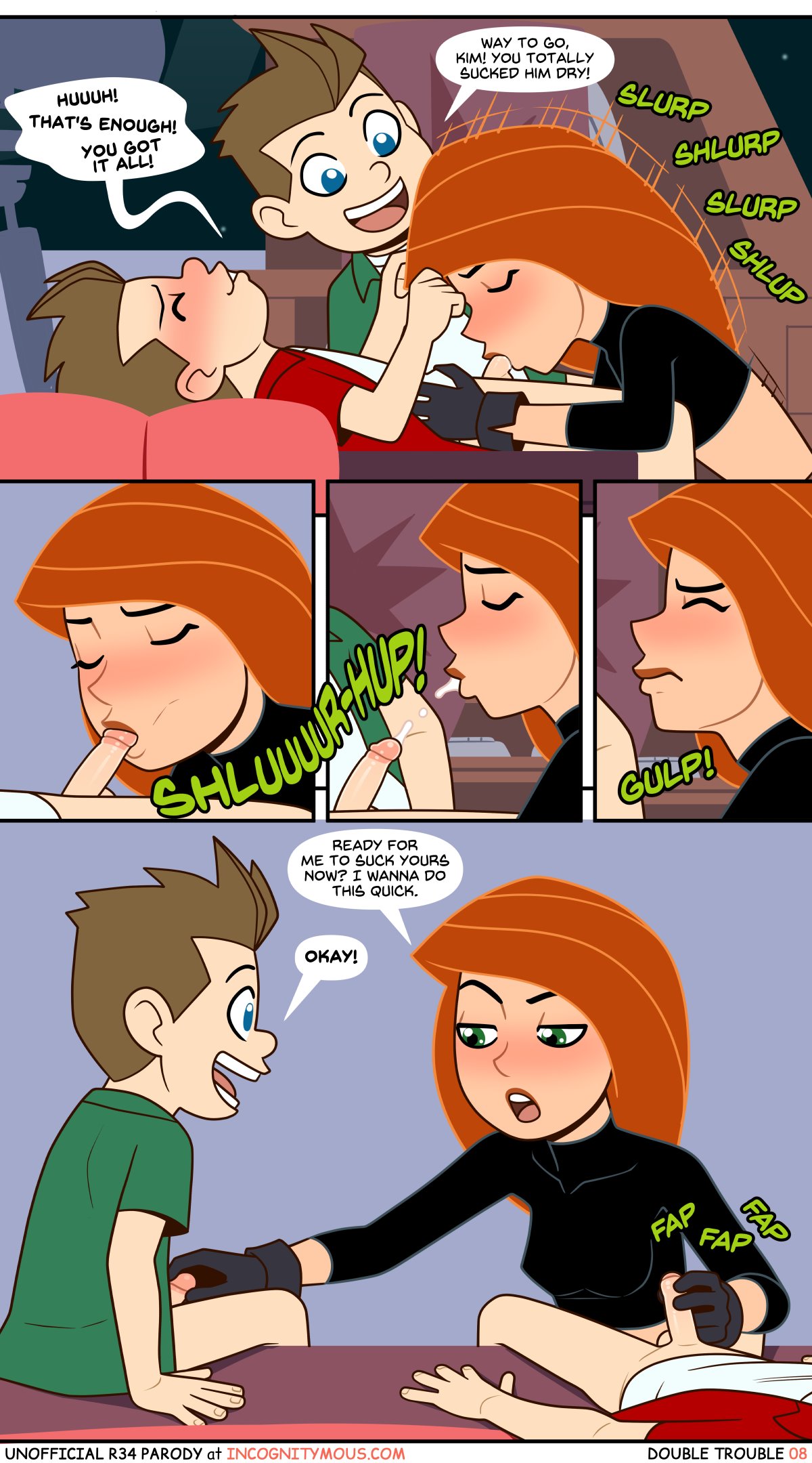 Double Trouble Incognitymous Kim Possible Porn Cartoon Comics