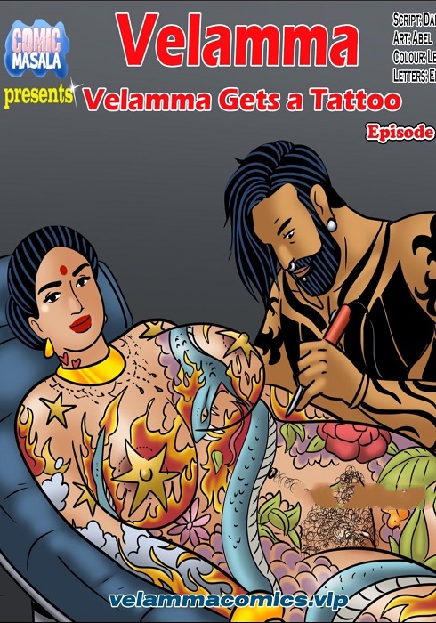 Velamma- Chapter 122 – Velamma Gets a Tatoo