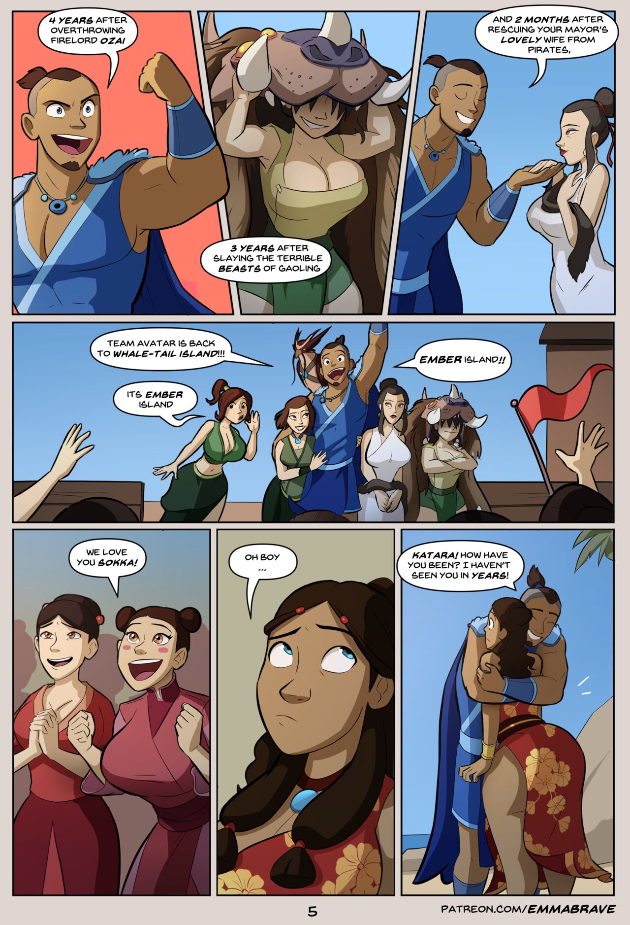 Avatar Lesbian Toons - After Avatar #4- Avatar 18 [EmmaBrave] - Porn Cartoon Comics