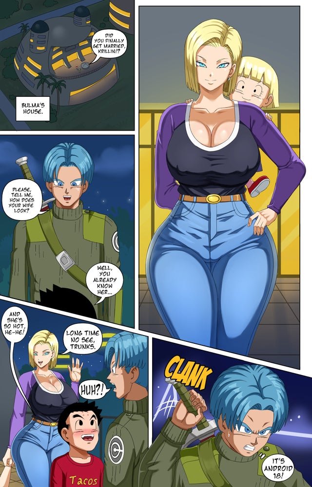 Bulma Android 18 Xxx - Android 18 and Trunks- PinkPawg - Porn Cartoon Comics
