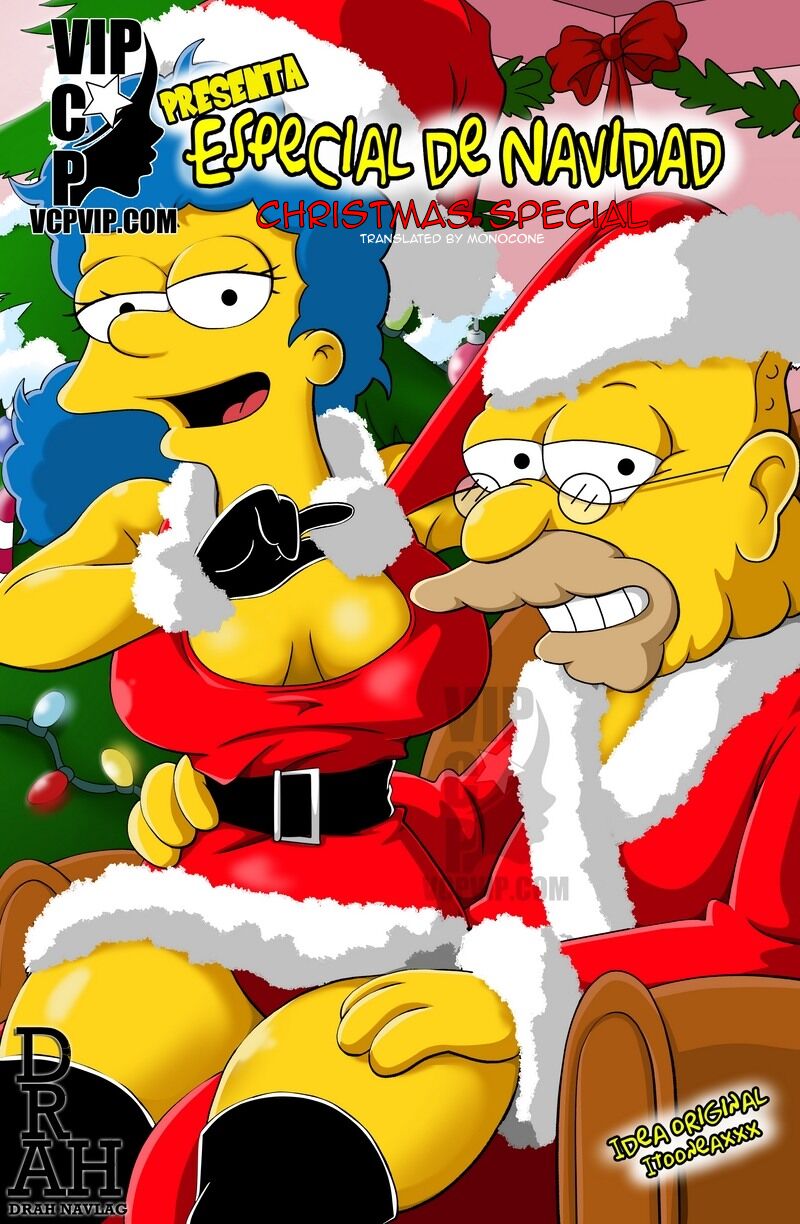 Simpsons Alien Porn - Christmas Special- Drah Navlag (The Simpsons) - Porn Cartoon Comics