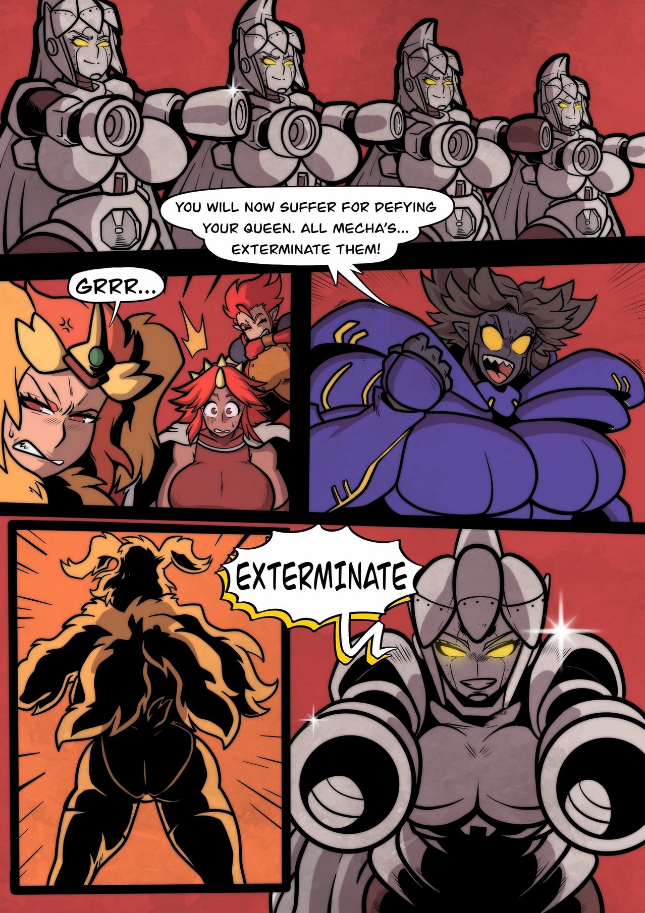 Kaiju Girls 10- WitchKing00 - Porn Cartoon Comics