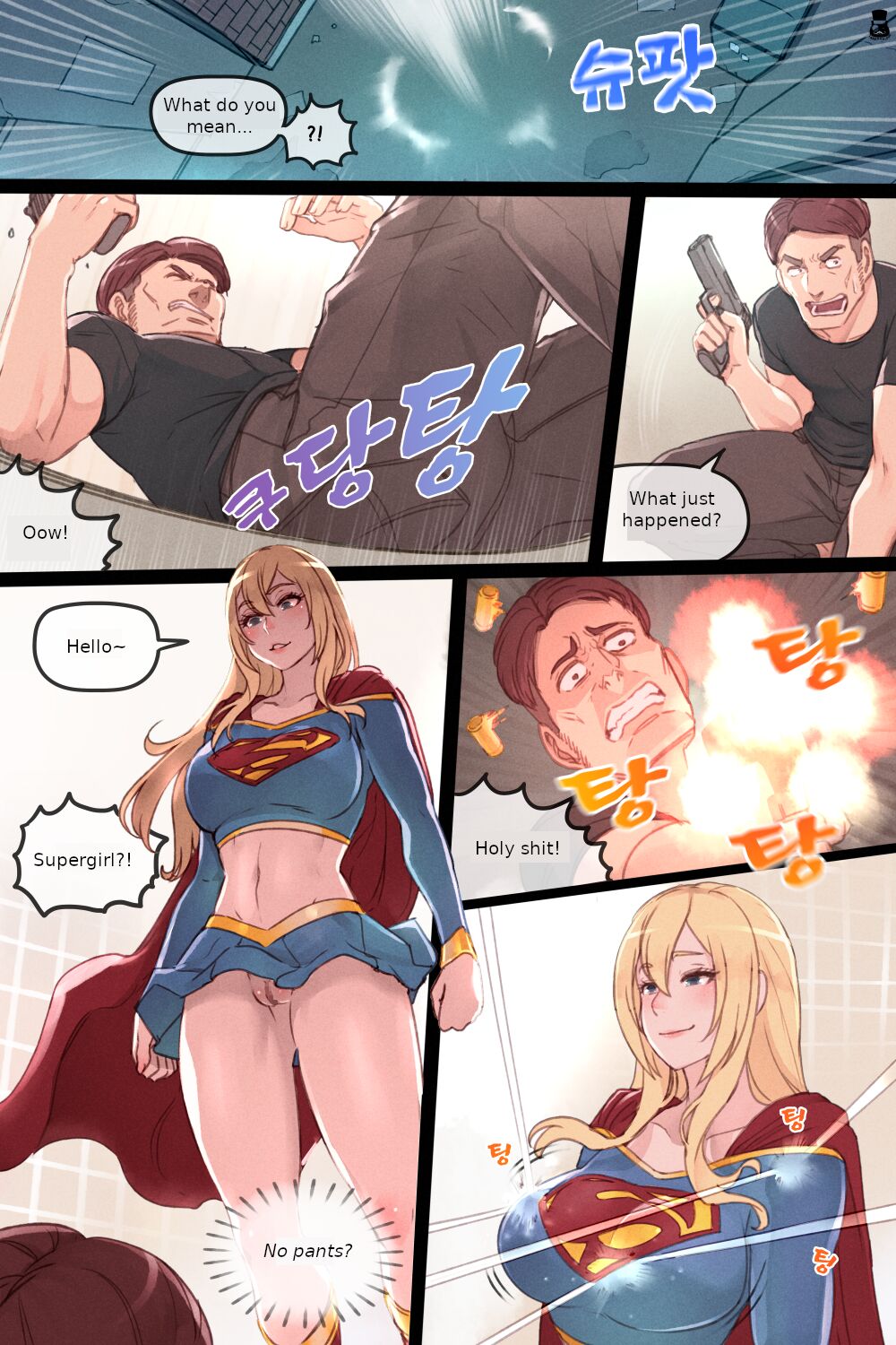 Supergirl Hentai Blog - Supergirl's Secret Trouble- Mr.Takealook (Superman) - Porn Cartoon Comics