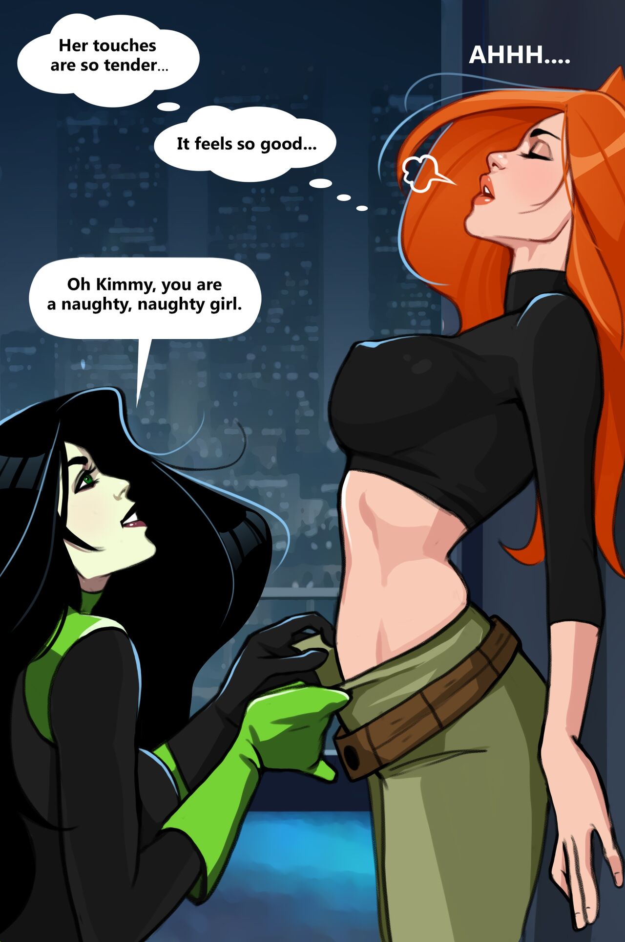 Kim Possible Shego Uncensored - Kim and Shego Comic - Porn Cartoon Comics