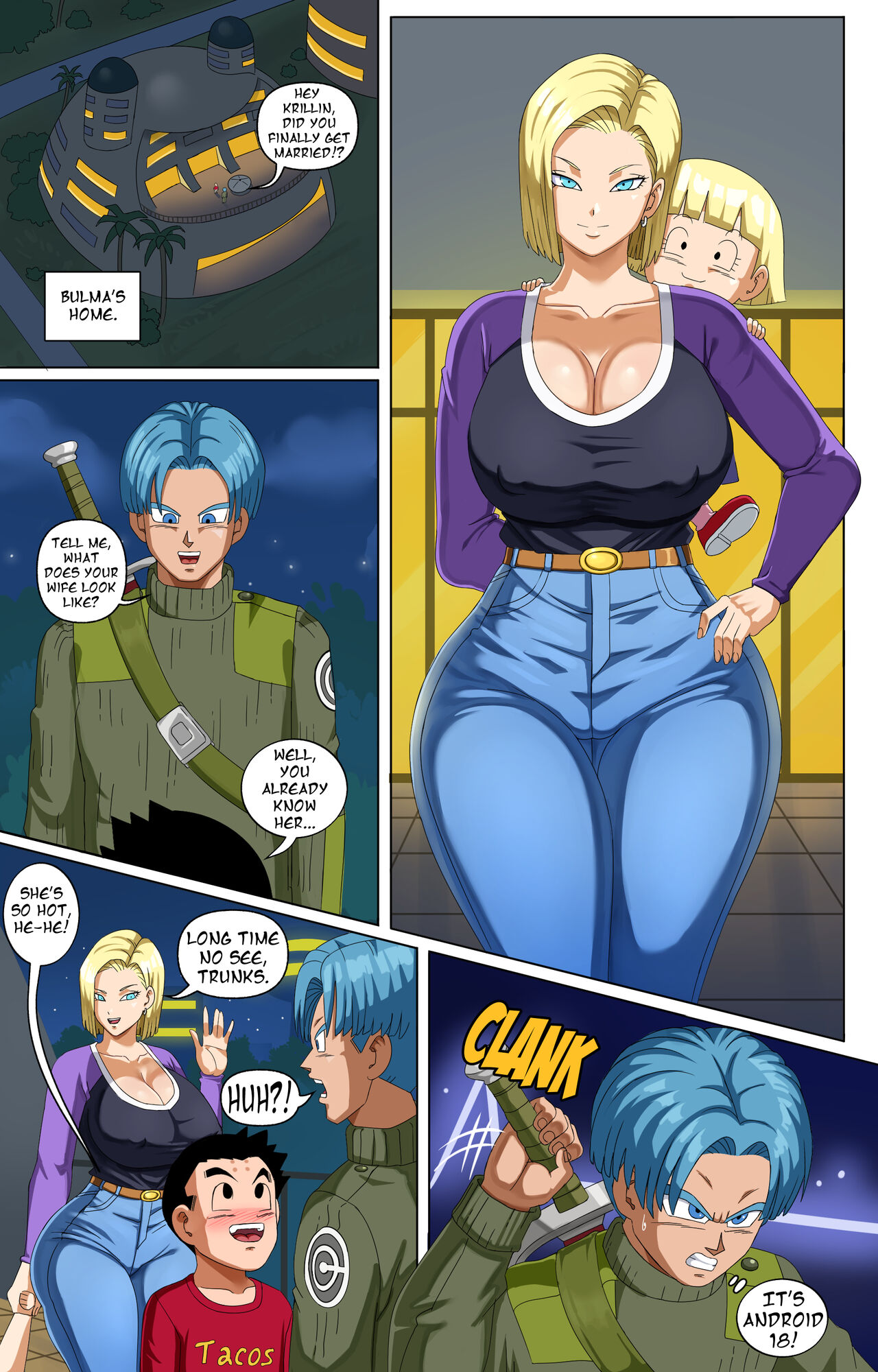 1280px x 2000px - Meeting Android 18 Yet Again- Pink Pawg - Porn Cartoon Comics