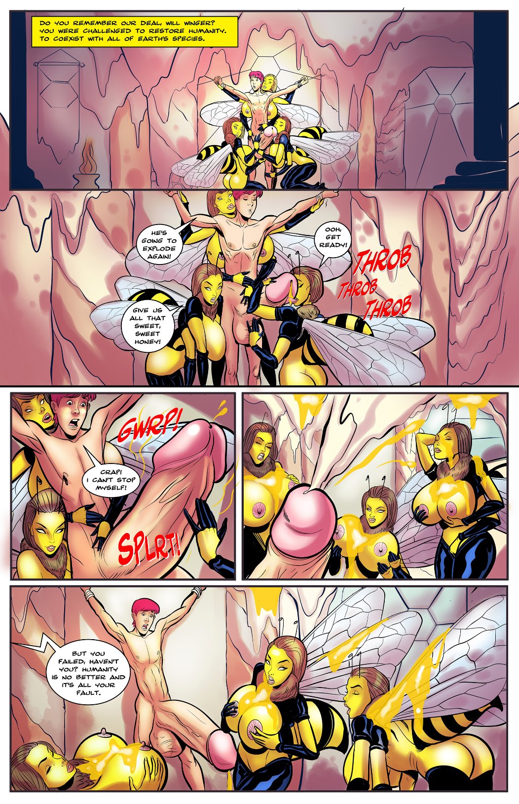 1052px x 1629px - Queen Bee Phenomenon 4- Bot - Porn Cartoon Comics