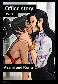 Korra and Asami- Office Story (ilikecomix)
