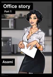 Korra and Asami- Office Story0004