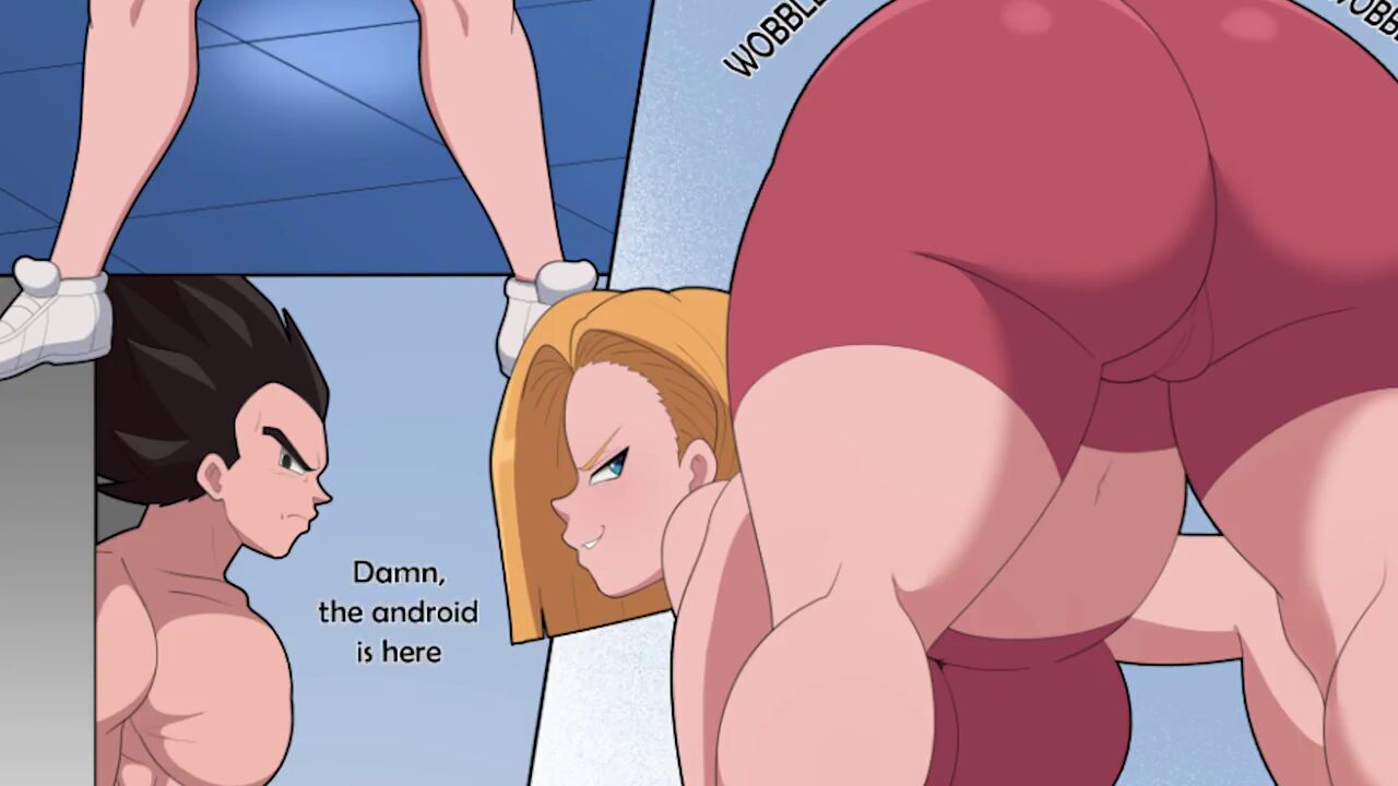 Android 18 special workout porn comic