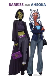 Barriss and Ahsoka (ilikecomix cover)