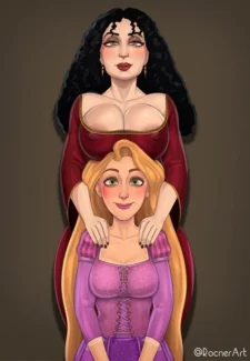 Mother Gothel x Rapunzel (Ilikecomix Cover)