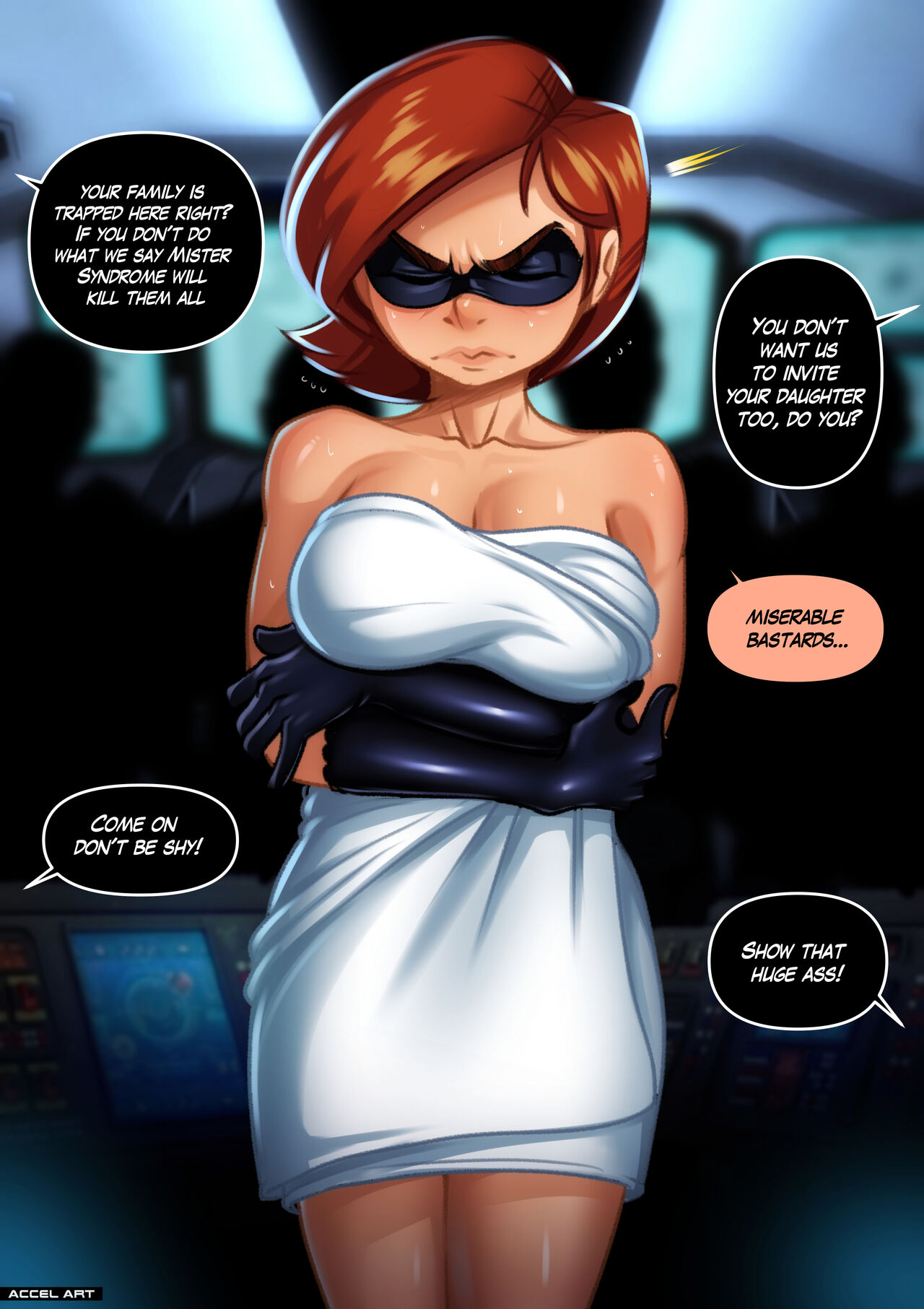 Femdom Cartoon Porn Incredibles - Syndrome's Slave- Accel Art (The Incredibles) - Porn Cartoon Comics