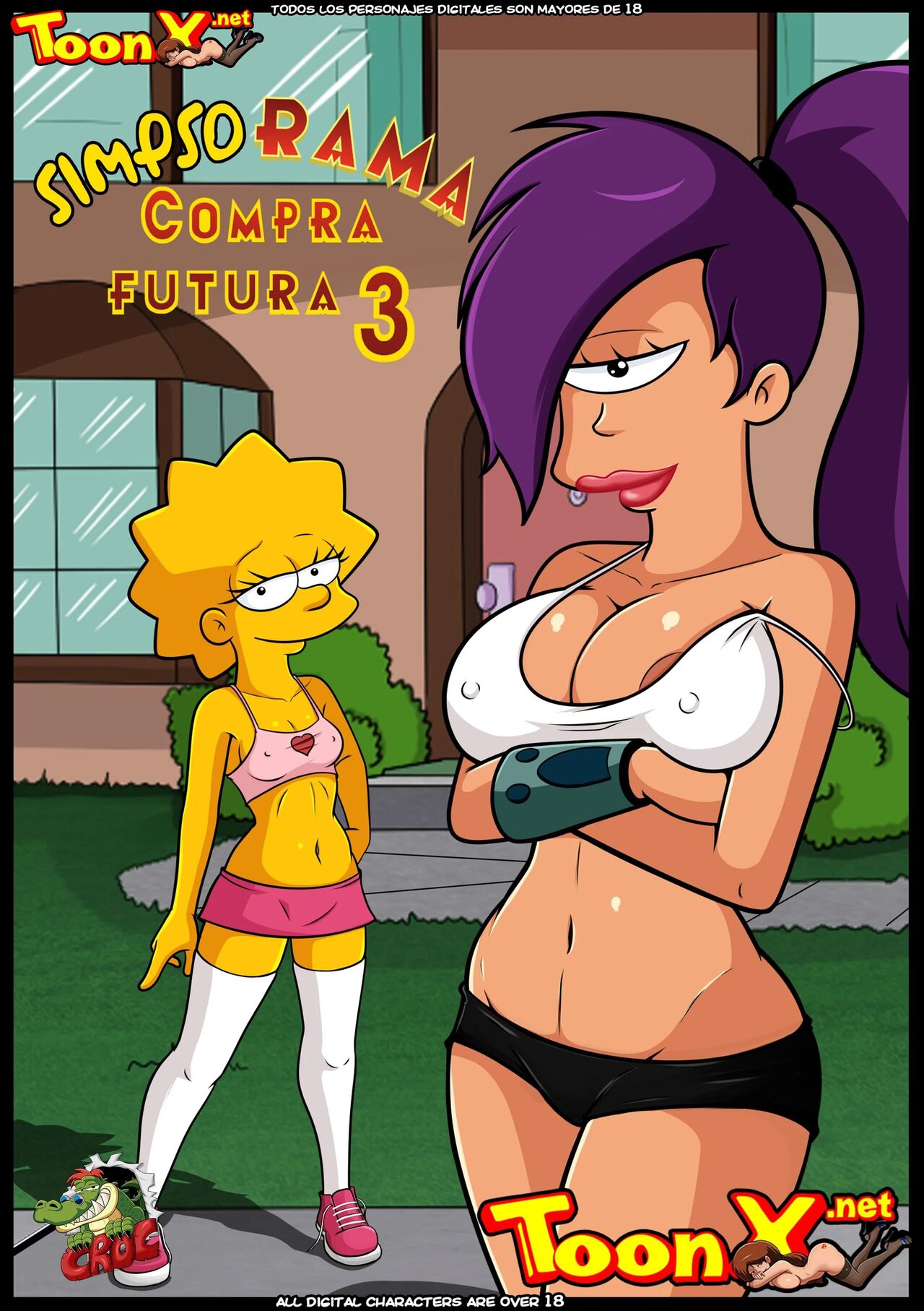 Futurama Shemale Girls - Simpso-Rama! (The Simpsons , Futurama) [Croc] - 3 - Porn Cartoon Comics