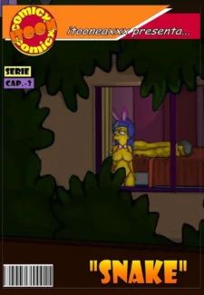 Snake 3 (The Simpsons) (ilikecomix cover)