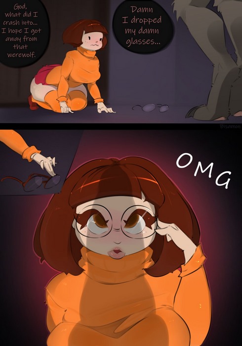 Velma and Werewolf (Scooby-Doo) [Bisamon]