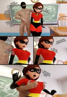 How to defeat a Heroine, with Elastigirl- Smitty (ilikecomix cover)