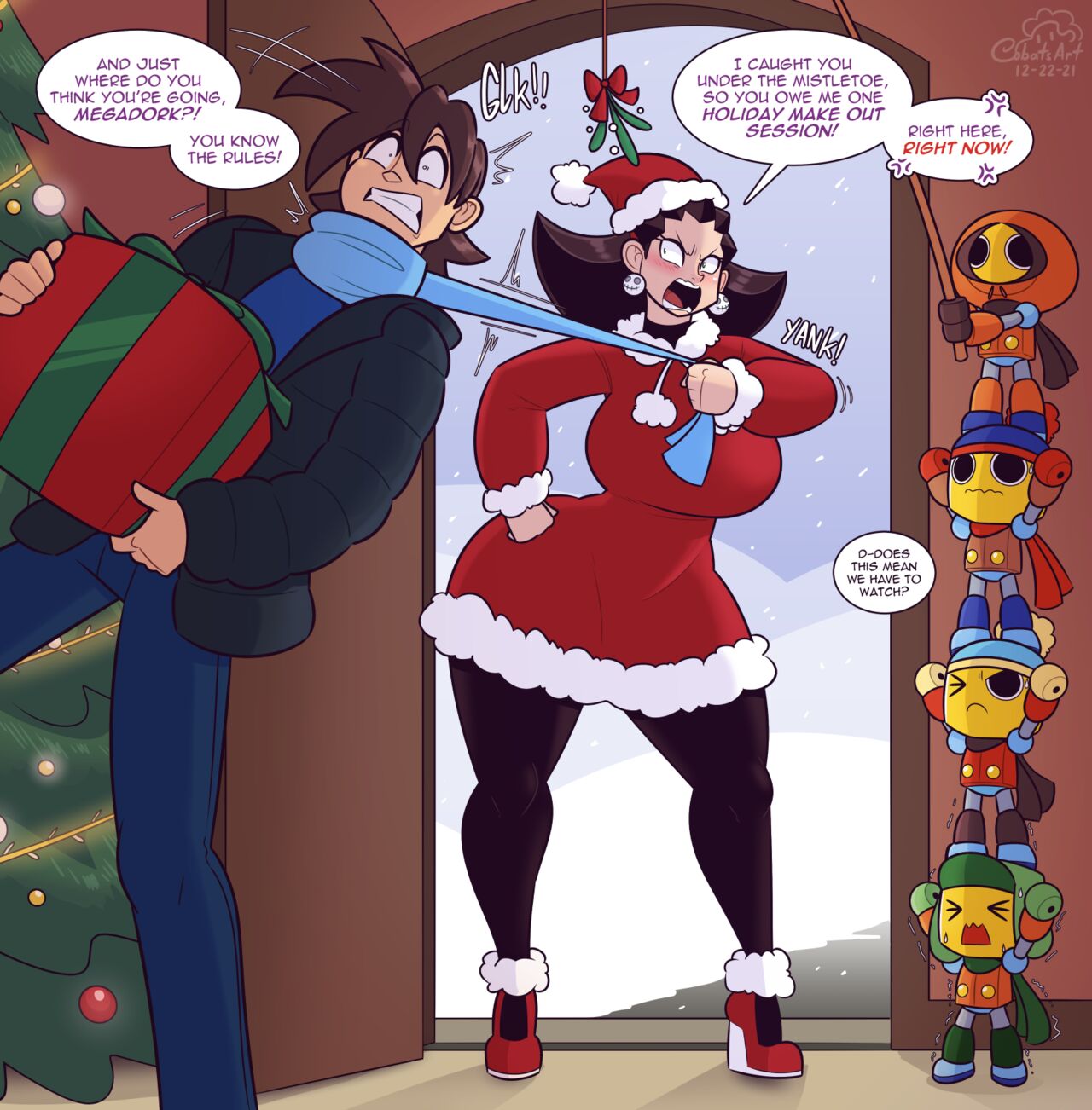 1280px x 1302px - Tron x Megaman Happy Holiday [Cobatsart] - Porn Cartoon Comics