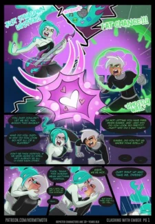 Clashing with Ember McLain [Hermit Moth] (ilikecomix cover)