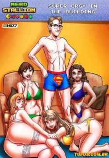 The Nerd Stallion 37- Super Orgy in the Building (ilikecomix cover)