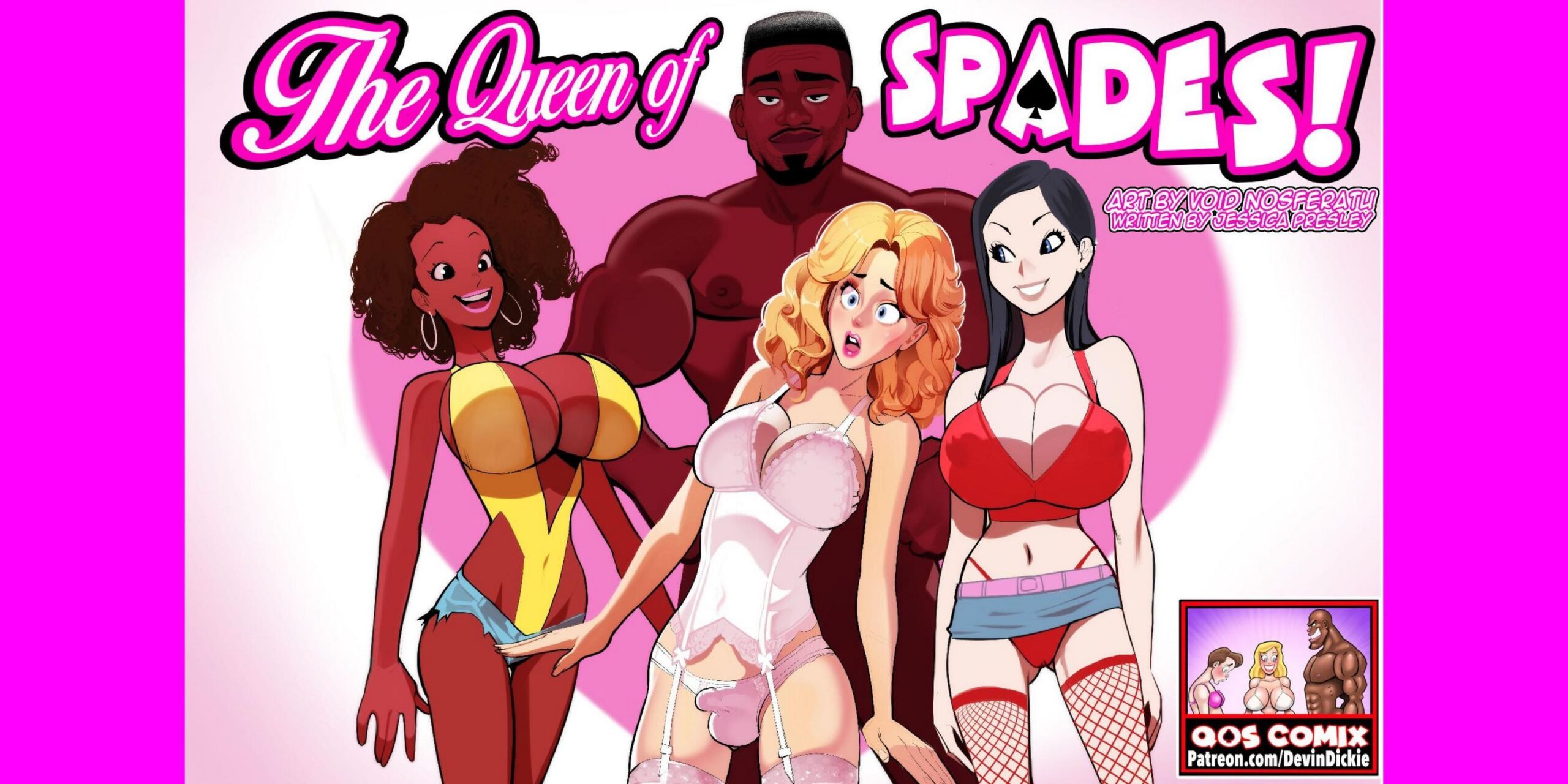 Shemale Queen Of Spades - The Queen of Spades- Devin Dickie - Porn Cartoon Comics