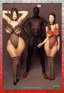 Black Takeover Asia- Moiarte3D (ilikecomix cover)