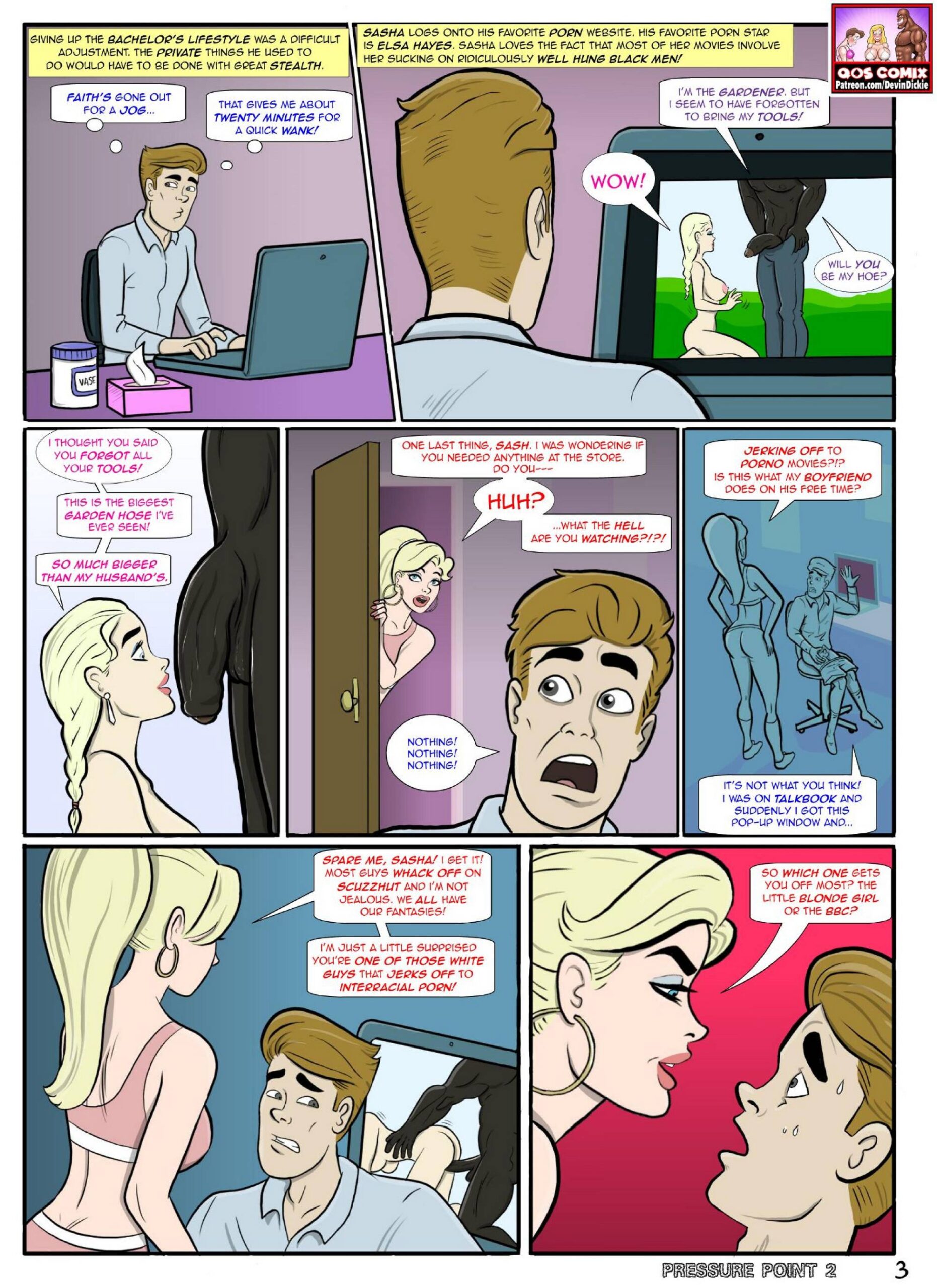 Pressure Point 2- Devin Dickie - Porn Cartoon Comics