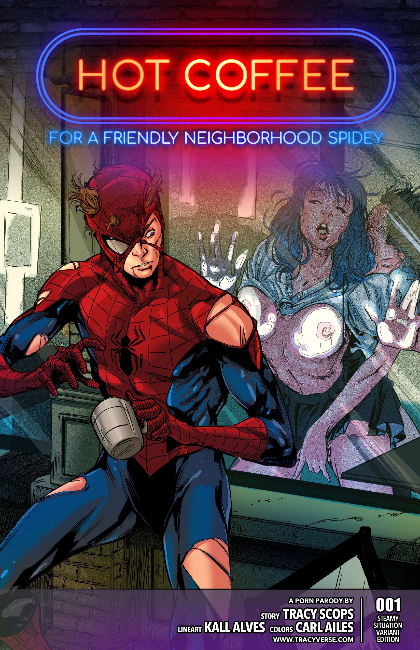 Hot Coffee (Spider-Man) [Tracy Scops] - Porn Cartoon Comics