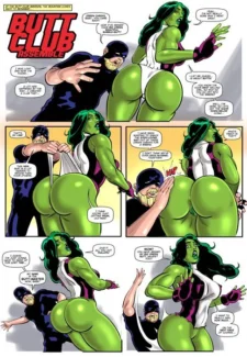Butt Club Assemble (Avengers) [Tim Phillips] (ilikecomix cover)
