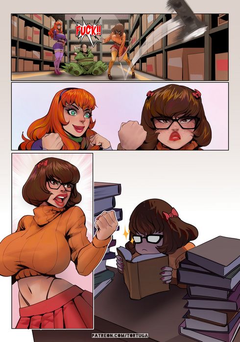 Daphne, Velma and the minotaur [Tortuga]
