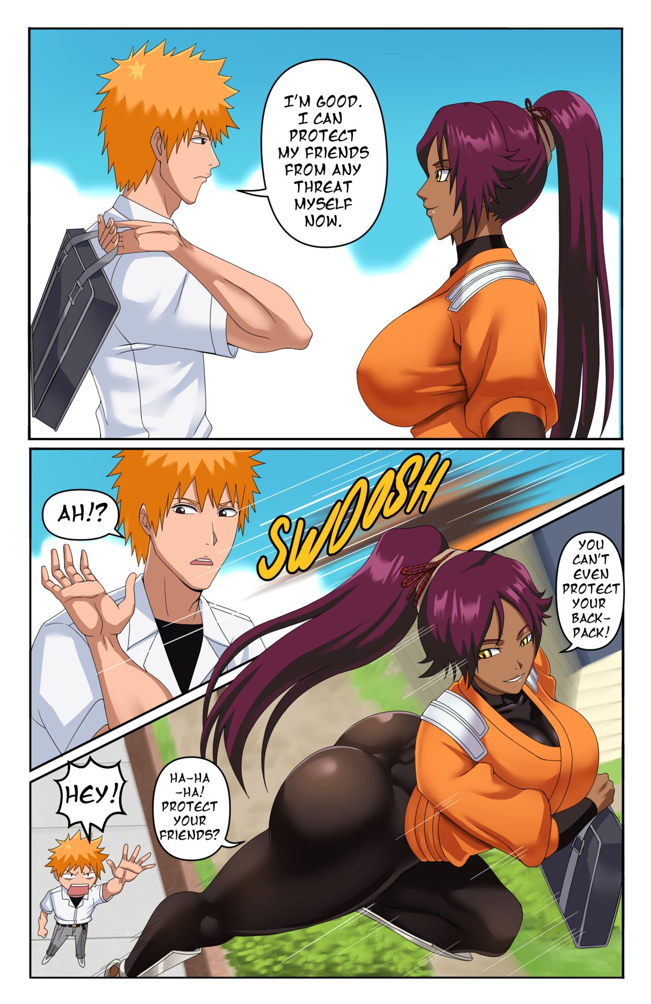 Yoruichi hentai comic