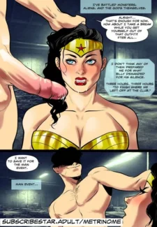 Wonder Woman Blackmailed [Metrinome_Alpha] (ilikecomix cover)