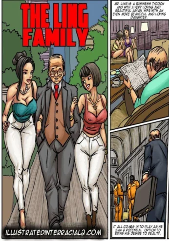 The Ling Family- Illustratedinterracial