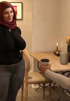 Hijab Amateurs Mrs. Assad one day story [Real-Deal 3D] (15)