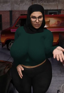 Hijab Amateurs Mrs. Assad one day story [Real-Deal 3D] (29)