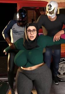 Hijab Amateurs Mrs. Assad one day story [Real-Deal 3D] (32)