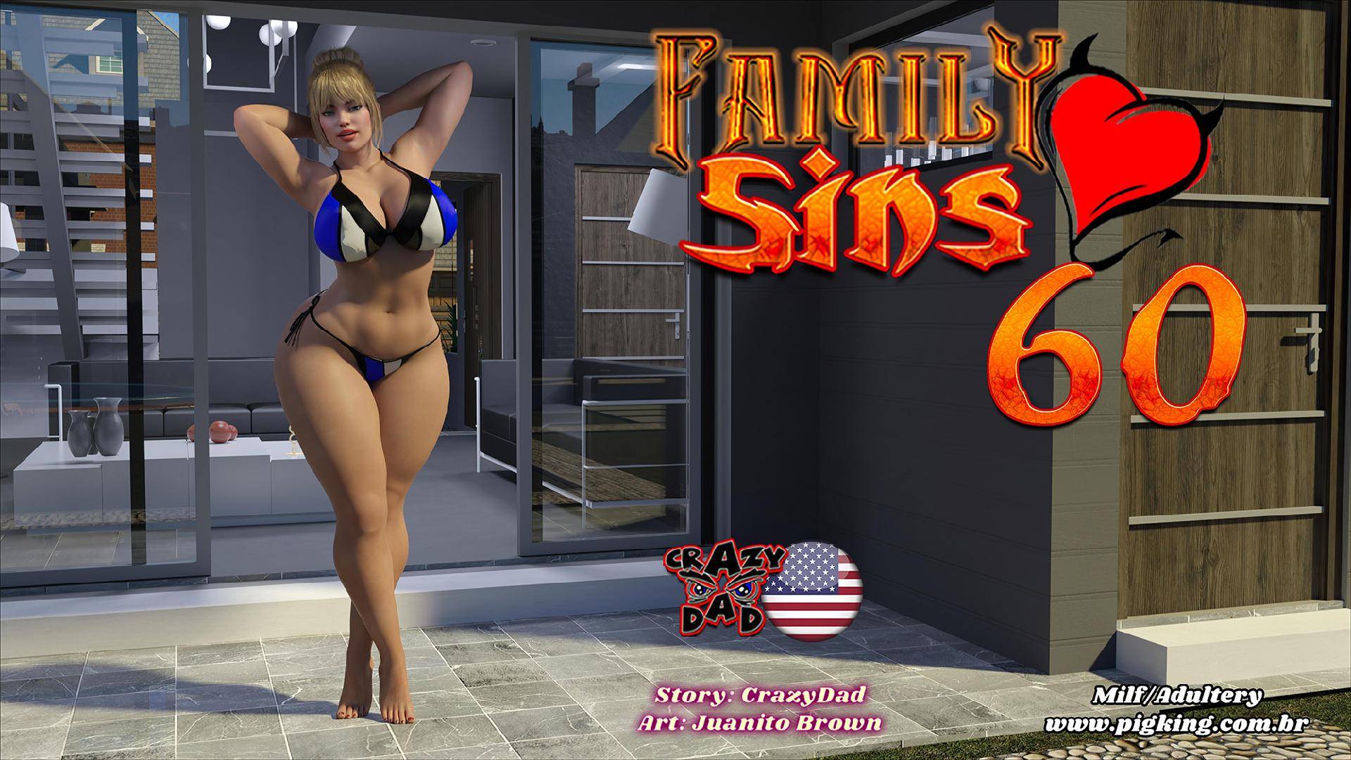 Family Sins 60- CrazyDad3D - Porn Cartoon Comics