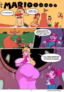 Peaches (Super Mario Bros) (ilikecomix cover)
