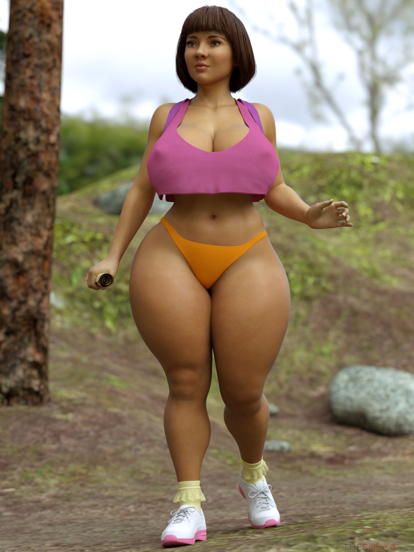 Gloria Cosplay Whora (Dora The Explorer) [The FOXXX] - Porn Cartoon Comics