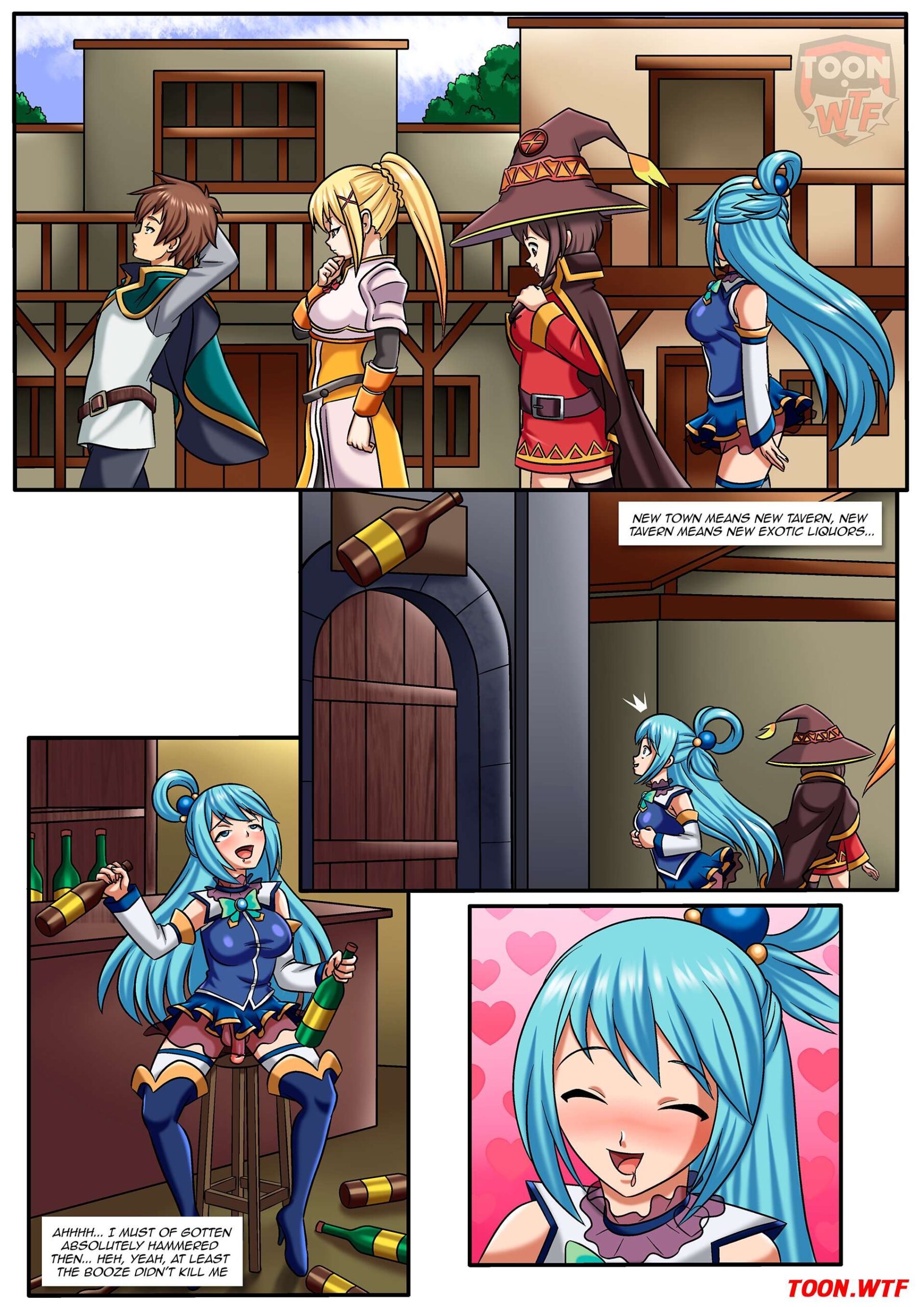 Her 1 Niche (Konosuba) [Palcomix] - Porn Cartoon Comics