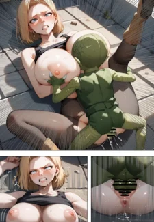 Do Android18 Birth Saibaiman's Child [ETUS]