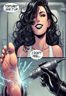 Evilsancho - Saturn Girl, Captured! - AI Generated