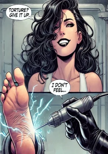 Evilsancho – Saturn Girl, Captured! – AI Generated
