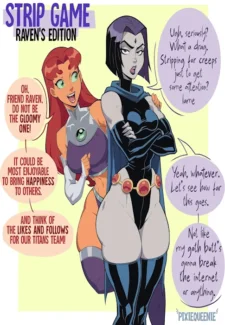 Strip Game- Raven Edition (Teen Titans)